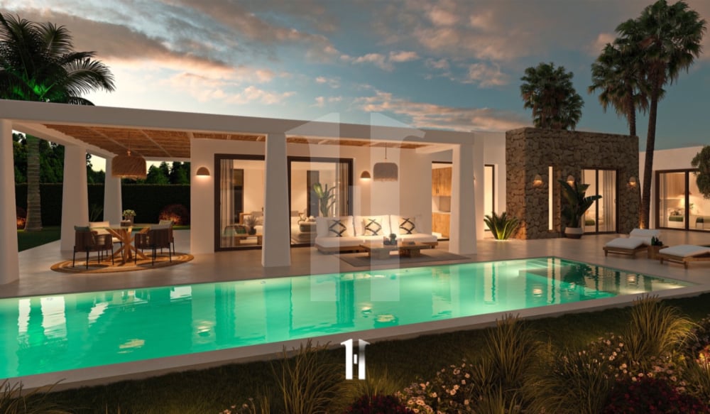 Ibiza style villa for sale in Jávea.