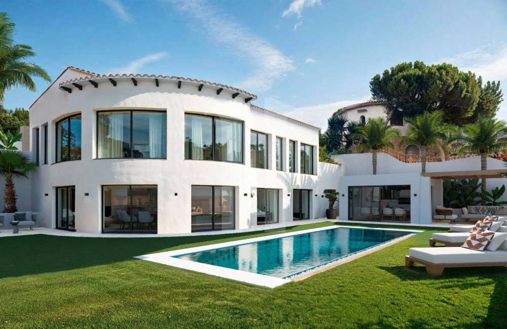 Renovated Mediterranean villa with sea views in Balcón al Mar, Jávea